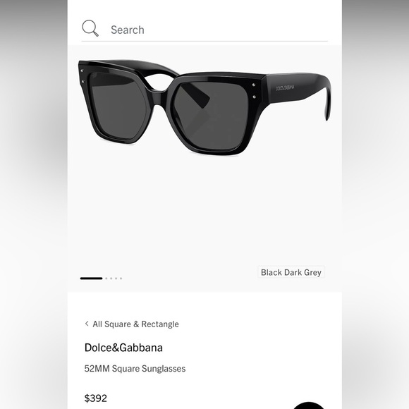 Dolce & Gabbana Accessories - Dolce & Gabbana square black sunglasses